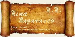 Mina Magarašev vizit kartica